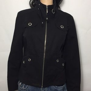 Wang Li Women’s jacket black sleeves Size M(48)